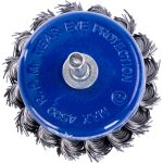 Perie sarma otel, tip cupa, cu toroane, tija, 75 mm, Richmann 