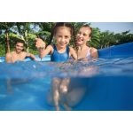 Piscina structura metalica, dreptunghiulara, cu filtru, pompa, albastru, 300x201x66 cm, Bestway Steel Pro