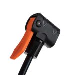 Pompa de picior, cu manometru, 3 varfuri, max 16 bar, 22x13x56-92.5 cm, Trizand