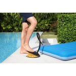 Pompa de picior pentru piscina, saltea gonflabila, cu 3 adaptoare, 1.4 L, Bestway Air Step - imagine 6
