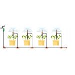 Set sistem irigatii cu pulverizare, 10 aspersoare, 54 piese, 10 m, GardenLine