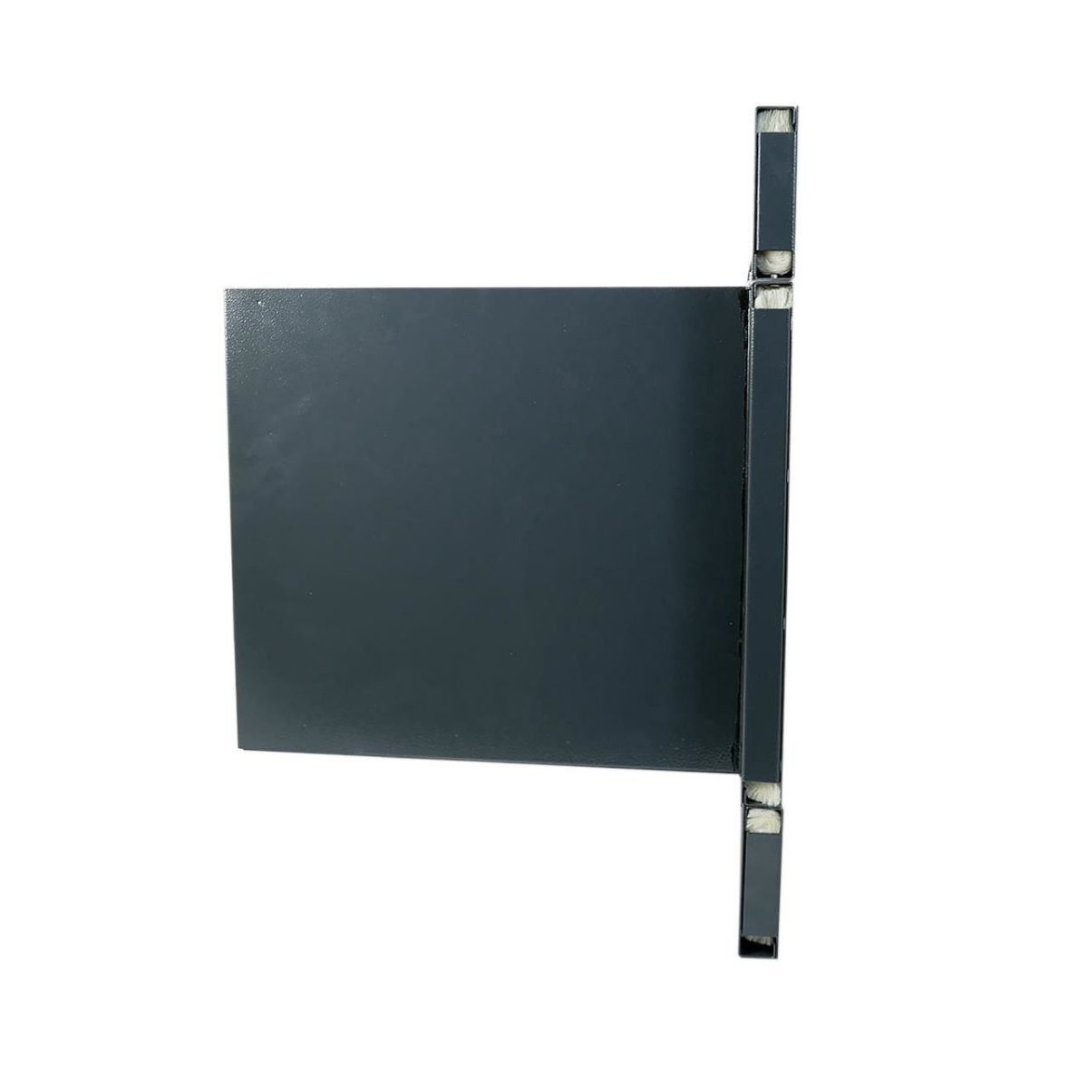 Cutie Postala, Multifamilie, Cu Cadru/Rama, Antracit, 3 Module, 40X36X52 Cm, Damech