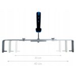 Rola cu maner, polichrom, 40 cm, fir 8 mm, pentru vopsele latex, Painter - imagine 5