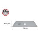 Lame cutter, 17.5 mm, 5 buc, pentru COMFORT GRIP, OLFA