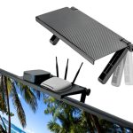 Etajera TV / Monitor din ABS, reglabila, dimensiune 33 x 16.5 cm