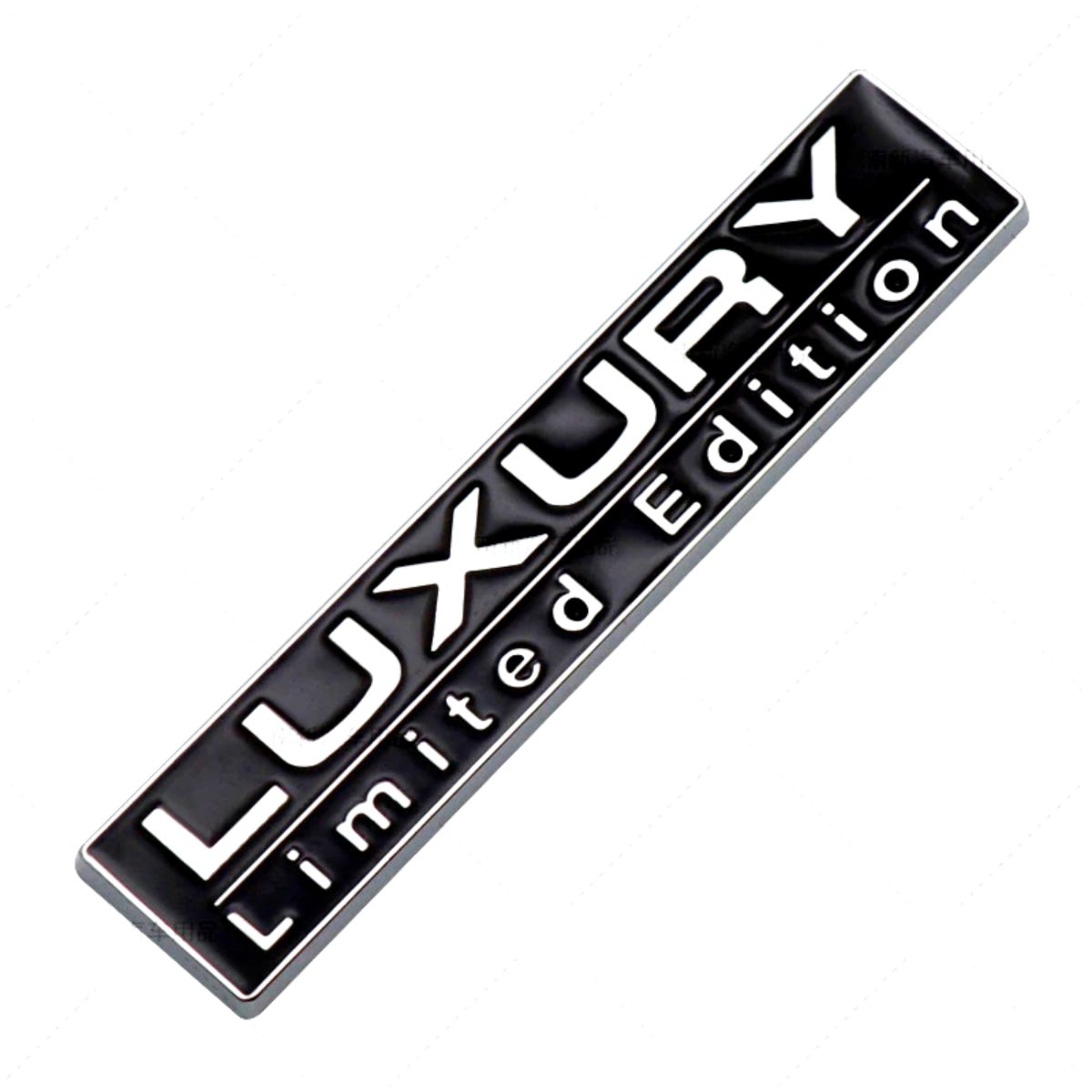 Emblema Auto Metalica Luxury, Reliefata 3D, Dimensiune 7,5 X 1,5 Cm