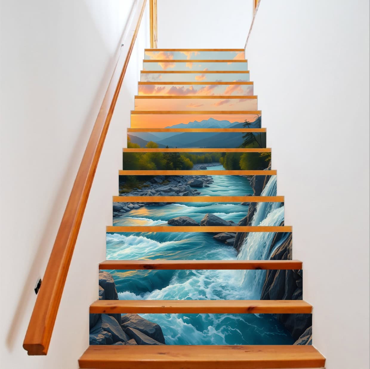 STAIRS-06_zx99-28-2.jpg Sticker decorativ pentru scari interioare, print autoadeziv de inalta rezolutie, dimensine 200 x 124 cm, cod: AVX-STAIRS-06 - imagine 1