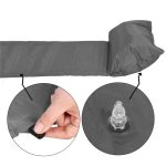 Saltea camping auto-gonflabila, poliester si spuma PU, gri, 186x53 cm, Springos
