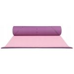 Saltea pentru yoga, fitness, mov, 183x61x0.6 cm, Springos - imagine 10