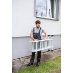 Scara aluminiu, multifunctionala, rabatabila, 4 tronsoane, 4 trepte, max 125 kg, 1.18-4.46 m - imagine 15