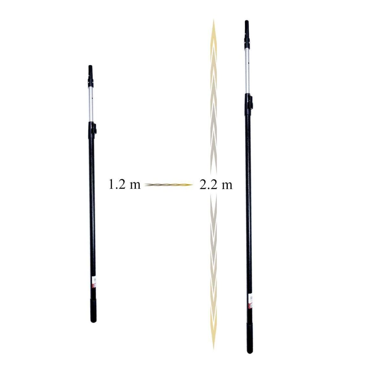 Set Gletiera Profesionala, Inox, 150 Cm X 0.3 Mm, Suport, Maner Prelungitor 1.2-2.2 M, Rola Gletuit, Ergoplast
