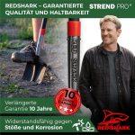 Set harlet, cazma, ascutit, margini zimtate, maner fibra sticla, 115 cm, cu manusi, RedShark - imagine 6