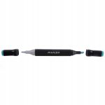 Set markere/carioci, 2 capete diferite, cu geanta, diverse culori, 80 buc, Maaleo - imagine 11