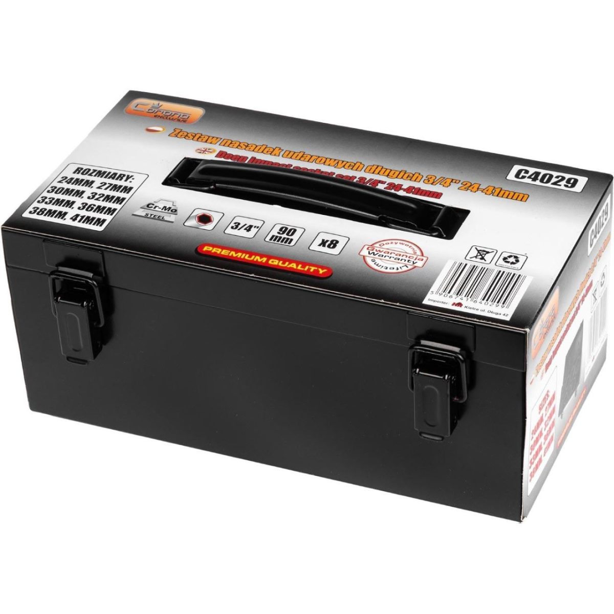 Chei Tubulare De Impact, Lungi, 3/4&Quot;, Set 8 Buc, 24-41 Mm, Richmann Exclusive
