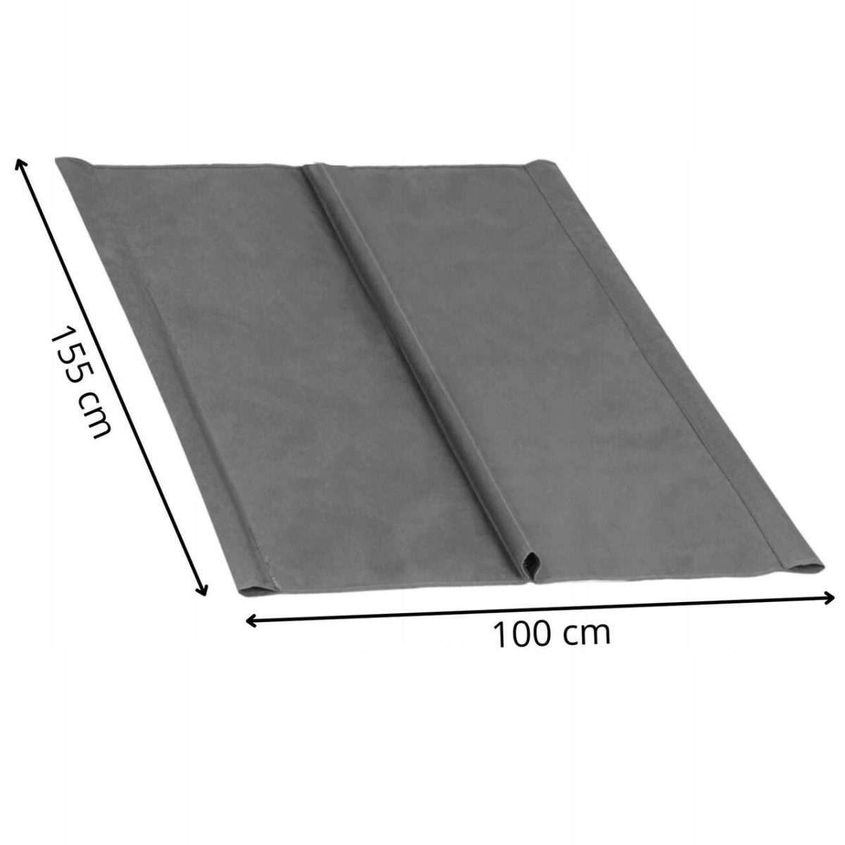 Sezut De Rezerva Pentru Bancheta De Balansoar 155X100 Cm, Gri, Springos