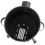 Soba cu ceaun/tuci, cu burlane, 36 cm, ceaun de 14 L, polonic, lingura de lemn, Artool - imagine 12