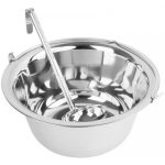 Soba cu ceaun/tuci, cu burlane, 42 cm, ceaun de 22 L, polonic, lingura de lemn, Artool - imagine 4