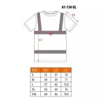 Tricou de lucru, reflectorizant, galben, model Visibility, marimea XL/56 - imagine 8