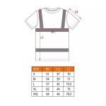 Tricou de lucru, reflectorizant, galben, model Visibility, marimea L/52 - imagine 10