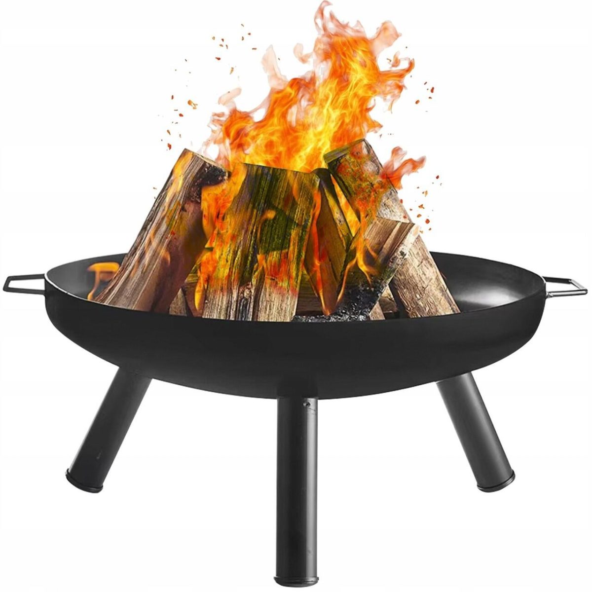 Vatra De Foc, Pentru Gradina, Metal, Negru, 58X23 Cm, Kaminer - Imagine 7