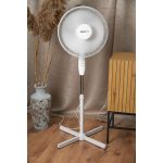 Ventilator cu picior pentru podea, 45 W, 2 viteze, inaltime reglabila, 100-120 cm, diametru 40 cm, Strend Pro - imagine 3