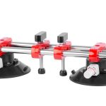 Ventuza profesionala pentru transport si montat parbrize, geamuri, placi marmura, granit, Strend Pro, 2 brate, max 150 kg