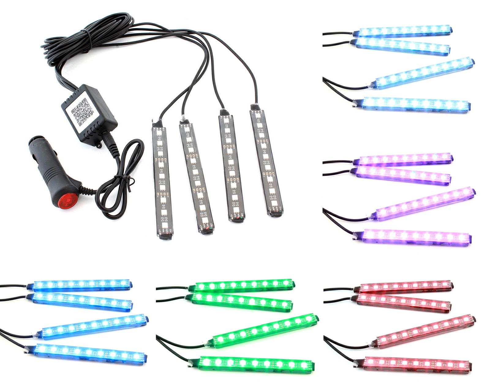 ZD65B_zd65b_11-2.jpg Lumini UnderCar LED - RGB pentru interior sau exterior cu Bluetooth - 12cm ZD65B - imagine 1