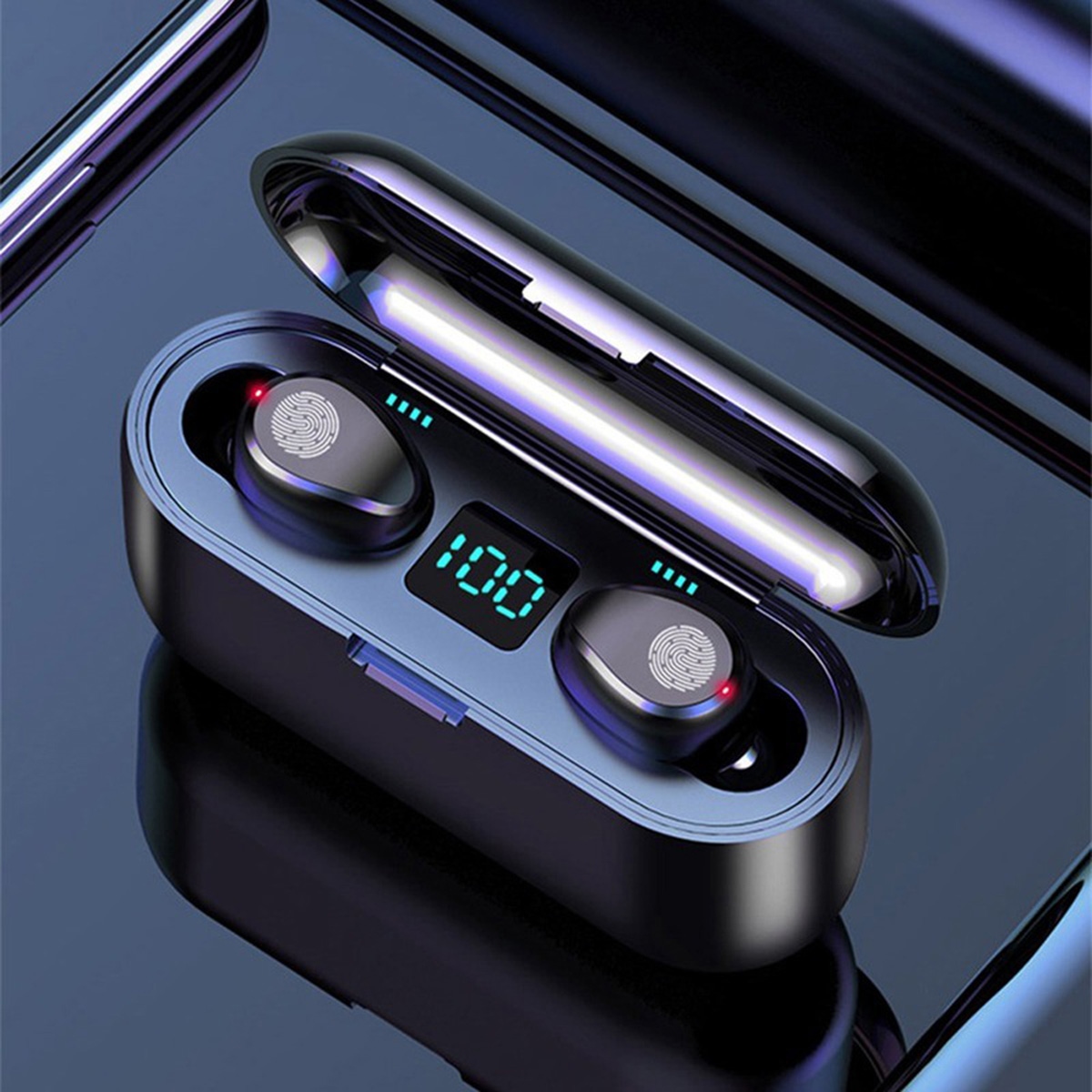 ZS2P_zs2p_07-3.jpg Casti fara fir TWS Ear Drops cu statie de andocare/incarcare - imagine 1