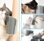 Perie inteligenta de colt pentru auto-ingrijire pisici - imagine 5