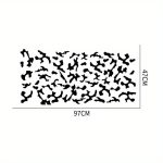 Set 2 stickere autoadezive Tuning in doua culori, model "Paint Stains", dimensiune 97 x 47 cm, culoare Negru + Alb - imagine 5