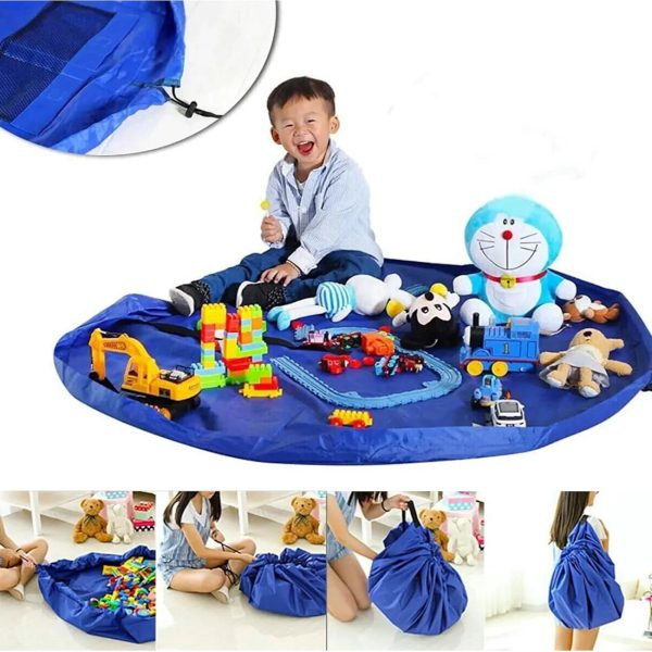 Covoras de joaca si Sac pentru jucarii, 2in1