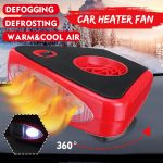 Aeroterma Auto 3in1, pentru ventilatie, incalzire sau dezaburire geam auto, 12V, 150W, cu lanterna - imagine 6