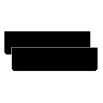 Set 2 buc. Aparatori Noroi din cauciuc (62 x 17cm) - imagine 2