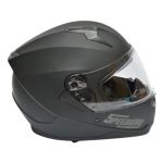 Casca moto integrala negru mat cu viziera transparenta si ochelari de soare, marimea L, model Arcane II - imagine 4