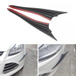 Set 2 aripioare ornamentale bara tuning, model SHARK, finisaj Carbon - imagine 2
