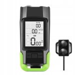 Vitezometru Digital cu lampa Fata + Spate si Claxon, waterproof, pentru bicicleta, model AVX-WT-BK-1718B - imagine 3