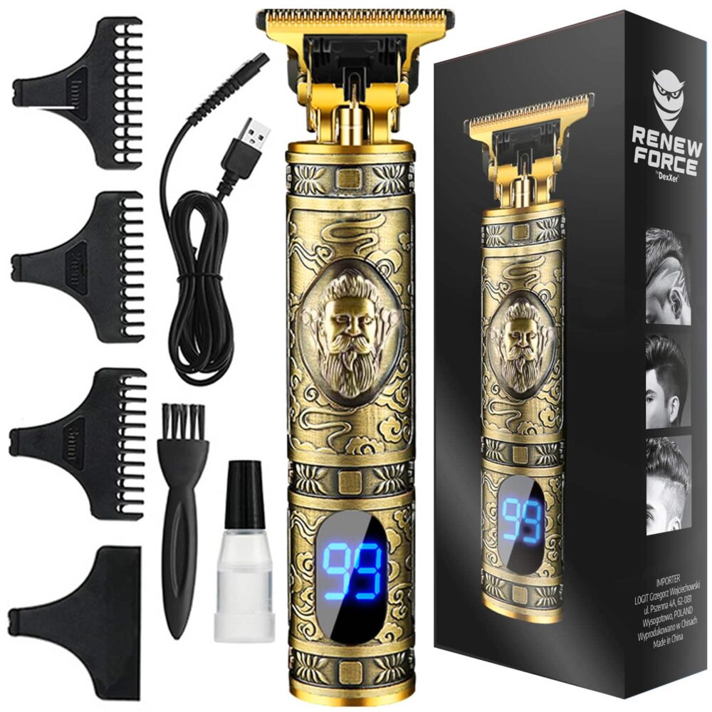 b6e408ae9c889f15b9fd4e88c89db33c-1000x1000-2-1.jpg Trimmer Profesional de tuns barba sau parul, lama din titan + ceramica, cu acumulator, accesorii incluse, model Woodman T9 - imagine 1