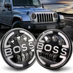 Lampa Suplimentara LED pentru Vehicule Off-Road, ATV, SSV, cu inscriptie "BOSS" - imagine 3