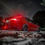 Eleron auto cu lampa stop frana suplimentara pentru autoturisme, 12V, 120cm, Negru - imagine 5