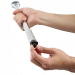 Set cheie dinamometrica din otel/crom, 1/2 inch, reglabila 28-210 Nm, cu 3 tubulare incluse si manusi - imagine 5