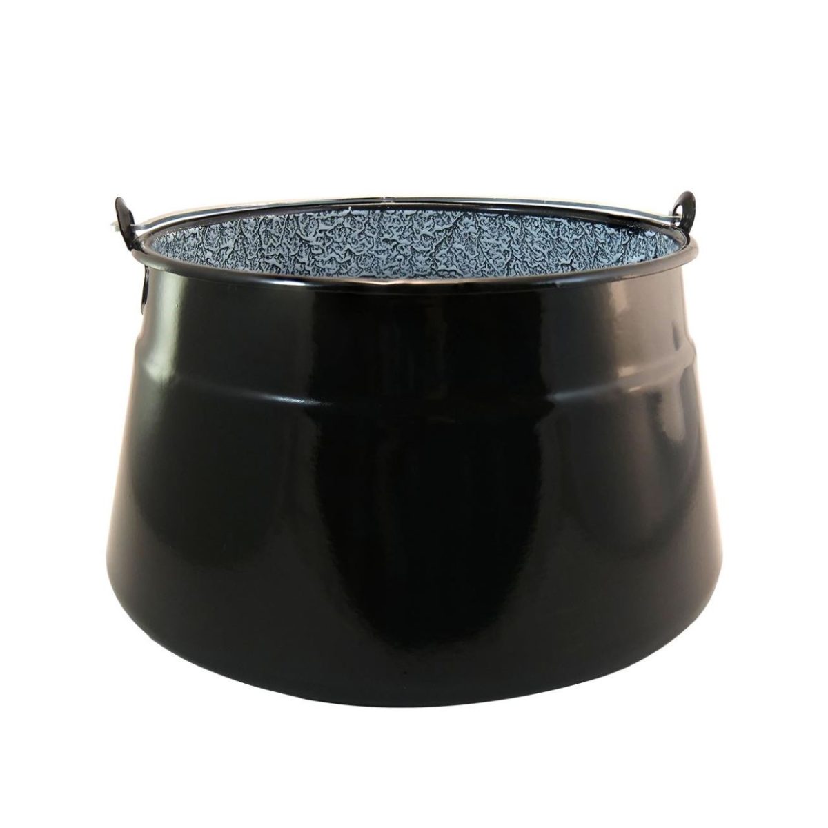 Ceaun Emailat Cu Maner, Fund Plat, 16 L, Perfect Home