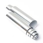 Set 2 bucati folie Crom pentru colantare oglinzi sau alte ornamente 35 x 35cm - imagine 2