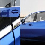 Rola folie crom bandouri 150 x 3cm - imagine 2