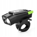 Vitezometru Digital cu lampa Fata + Spate si Claxon, waterproof, pentru bicicleta, model AVX-WT-BK-1718B - imagine 4