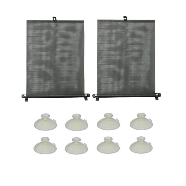 Jaluzele auto retractabile negre 50cm