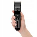 Aparat de tuns profesional pentru caini cu acumulator, lama titan + ceramica, incarcare USB - imagine 5