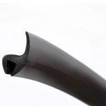 Cheder auto pentru parbriz din cauciuc, culoare neagra, lungime 2m - imagine 3