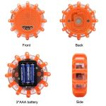 Lampa LED de urgenta pentru siguranta rutiera cu baza magnetica si functie de lanterna - imagine 3