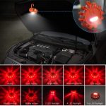 Lampa LED de urgenta pentru siguranta rutiera cu baza magnetica si functie de lanterna - imagine 4