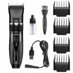 Aparat de tuns profesional pentru caini cu acumulator, lama titan + ceramica, incarcare USB - imagine 3